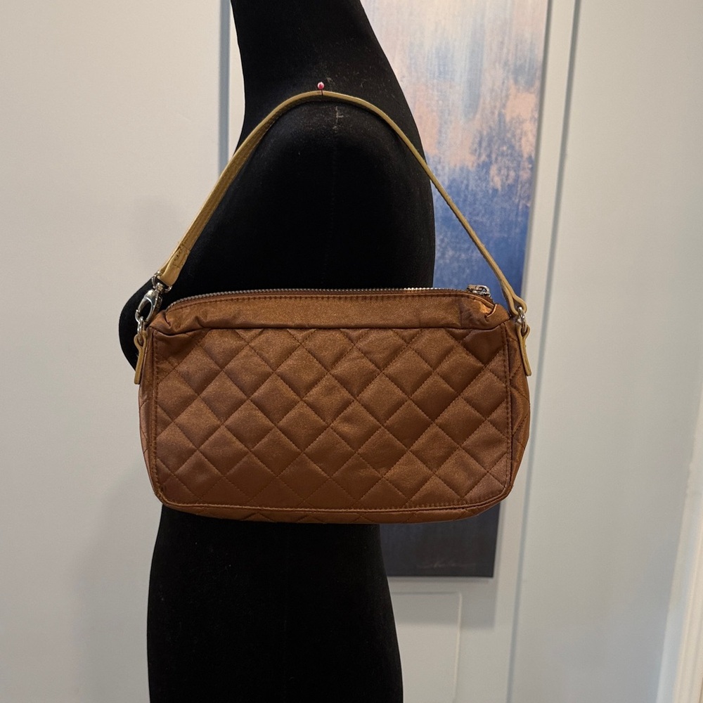 Buy 5 for 10$❗️Jacob Brown Quilted Shoulder Bag - Picture 4 of 5